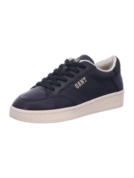 Sneakersy Gant skórzane czarne