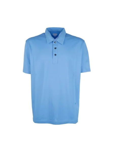 Koszulka polo Bottega Veneta niebieska