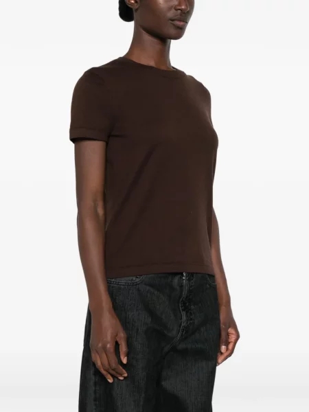 Scurt tricou Bompard maro