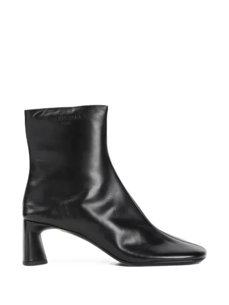 Cizme scurte Balenciaga cu autograf negru