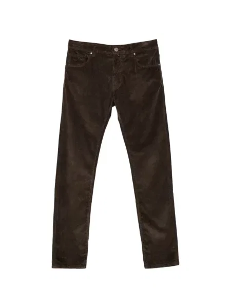 Pantaloni Jacob Cohën de catifea cord maro