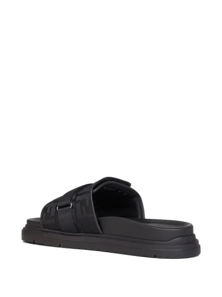 Papuci Fendi din jacard negru