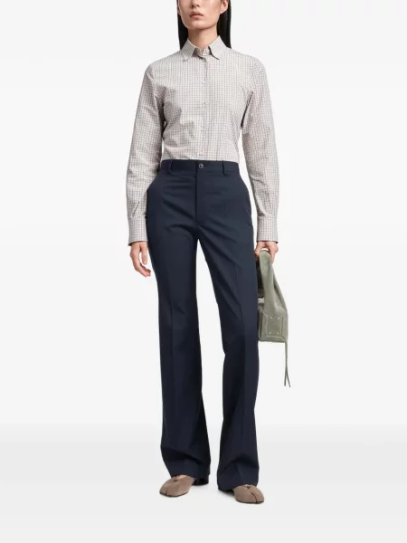 Vilnonės kelnės Maison Margiela pilka