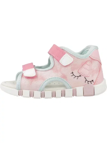 Sandały GEOX B SANDAL IUPIDOO GIR Rose różowe