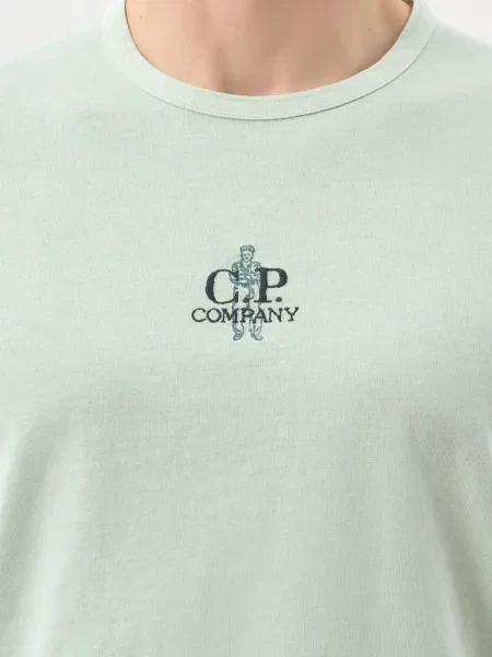 Футболка C.p. Company зелена