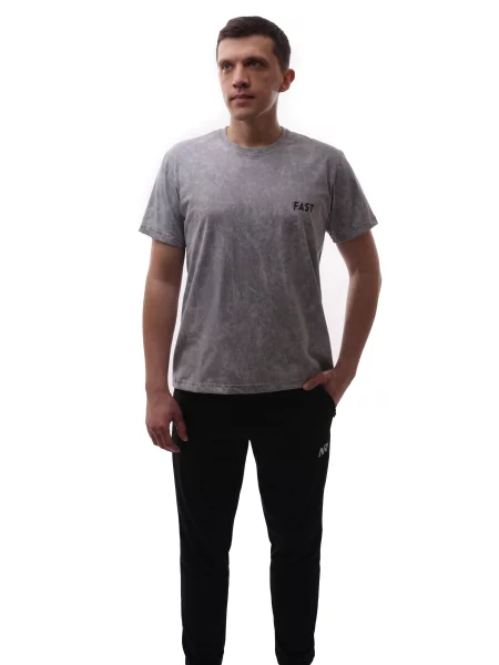 Футболка STREAM віскоза/поліестер сірий