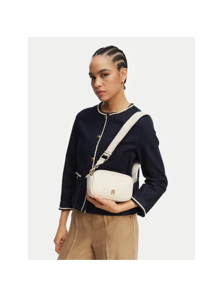 Tommy Hilfiger torebka crossbody z imitacji skóry biała