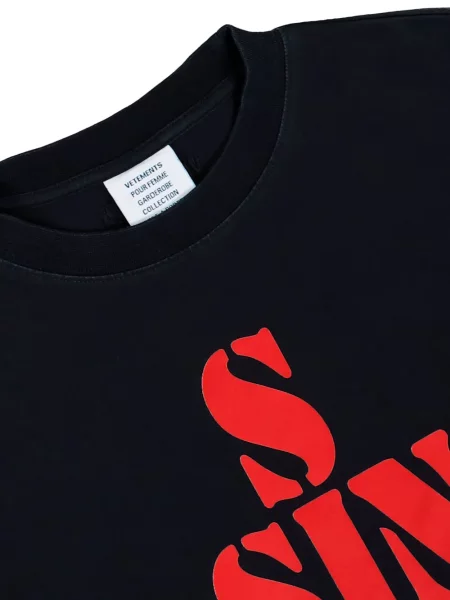 Cropp tricou Vetements negru