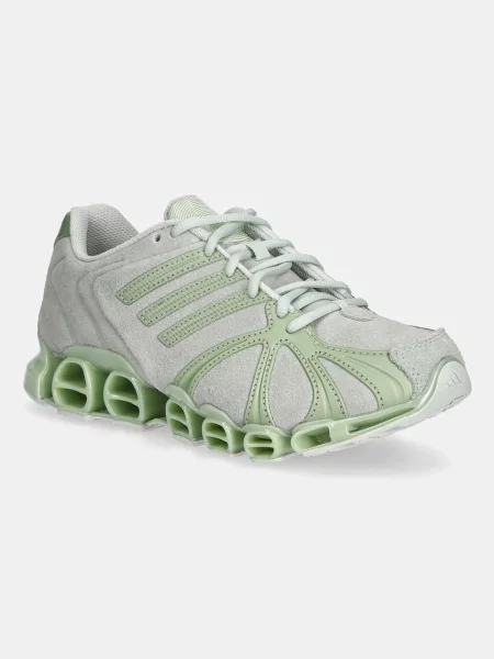 Σουέτ αθλητικά παπούτσια adidas Originals Mega Ghostride W πράσινο