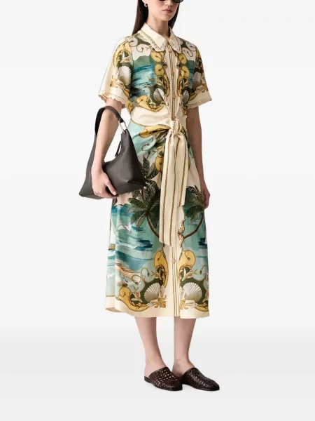 Rochie midi Farm Rio cu imagine