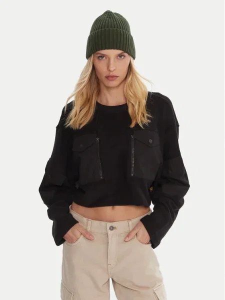 G-Star Raw Pulóver Multi Pkt fekete