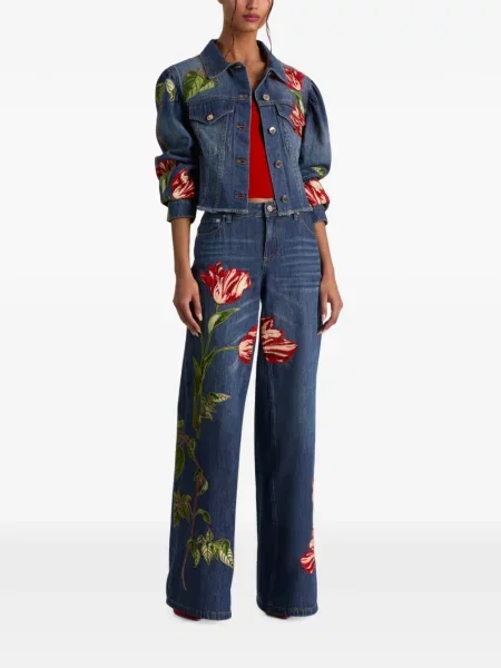 Geacă de blugi Alice + Olivia albastru