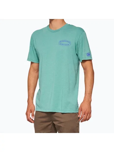 Мъжка тениска Infinitee ocean blue heather синьо