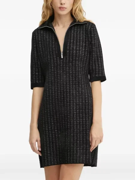 Rochie mini Morgan tricotate negru
