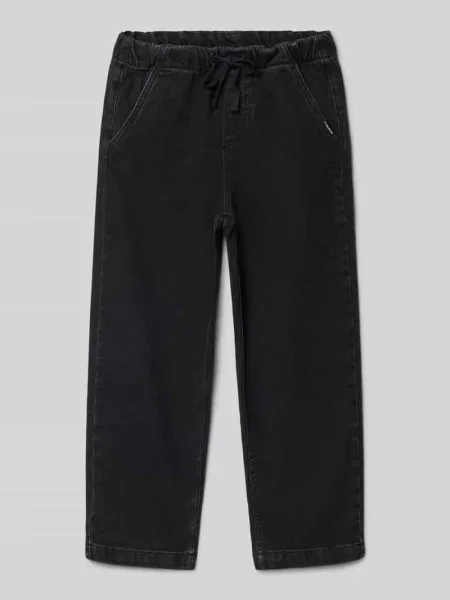 Jeansy z elastycznym pasem Quiksilver czarne