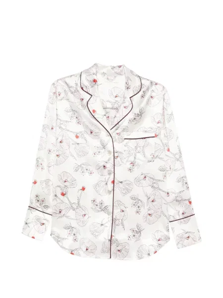 Pidžama Olivia Von Halle s cvjetnim printom s printom