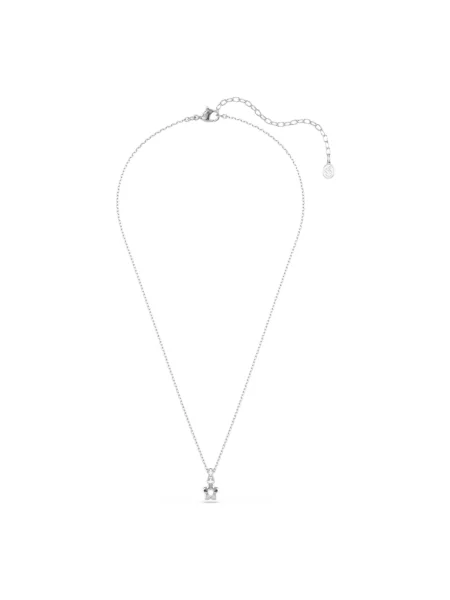 Swarovski naszyjnik z kryształem Swarovski CHROMA biały