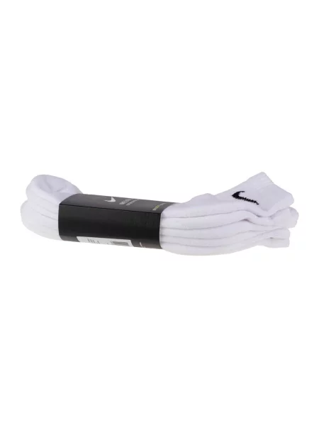 Nike Everyday Cushioned Kotníkové ponožky 3 páry bílé/černé bílé