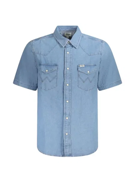 Scurt cămașă Wrangler albastru