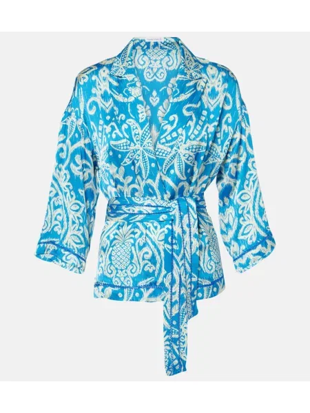 Bunda Poupette St Barth s potiskem modrá