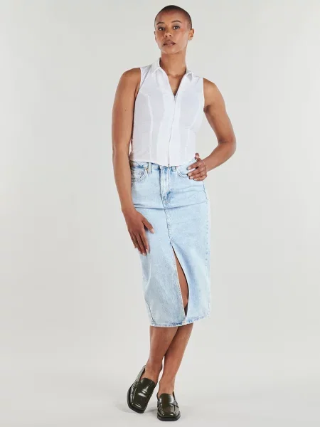 Denim ruha Pepe Jeans kék