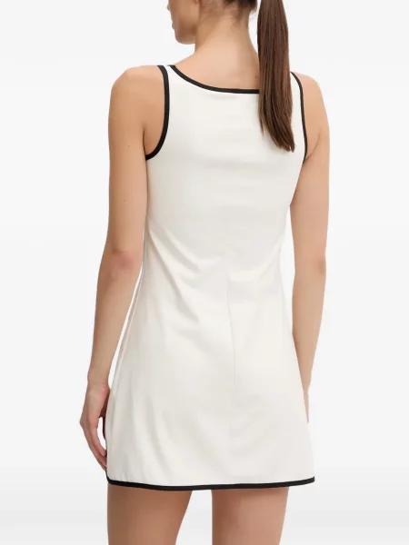 Rochie mini Guess fără mâneci alb