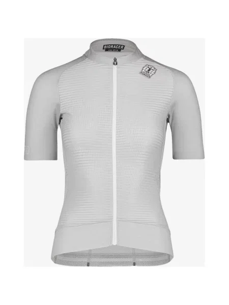 Koszulka rowerowa Bioracer Epic Ultralight krótki rękaw jasnoszara L szara