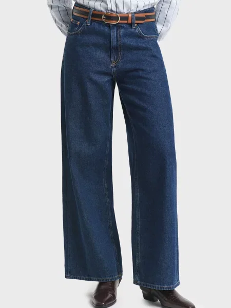 Джинси Gant з низькою посадкою сині