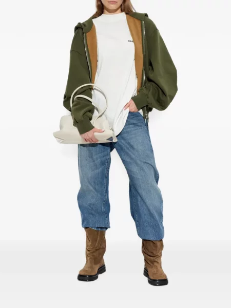Tricou The Attico cu broderie alb
