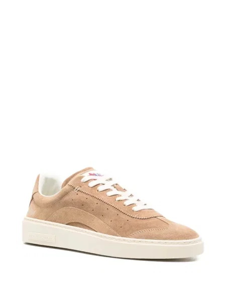 Sneakerși Dsquared2 din piele maro