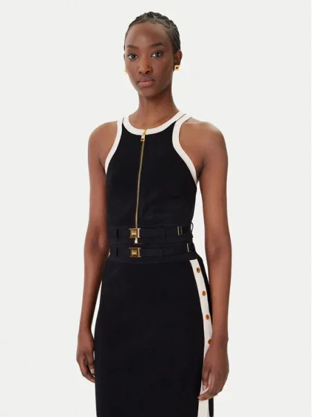 Top Elisabetta Franchi negru