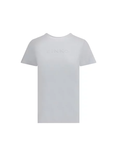 PINKO Koszulki Kobieta XS Logo T-Shirt biały