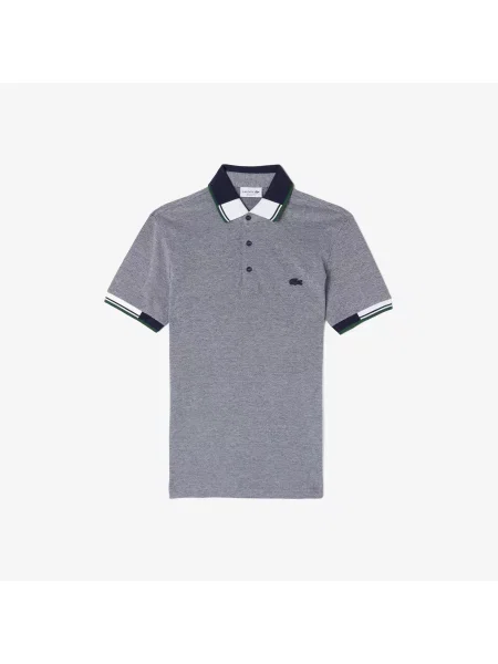 Поло Lacoste синее