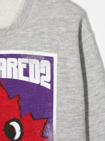 Φούτερ Dsquared2 γκρι