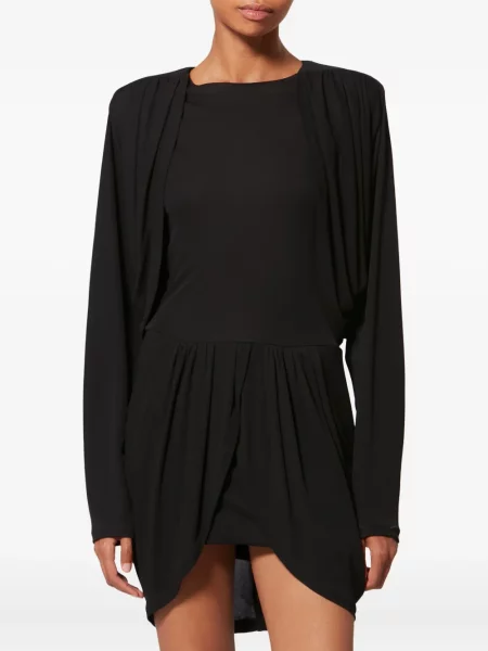 Rochie Isabel Marant drapată de costum negru