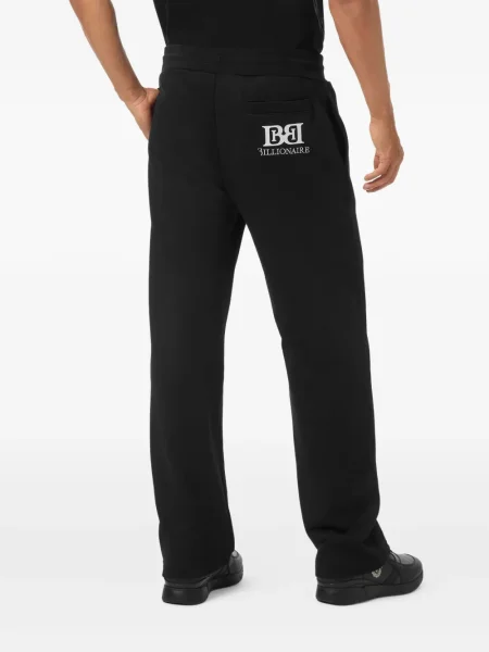 Pantaloni Billionaire cu imagine negru