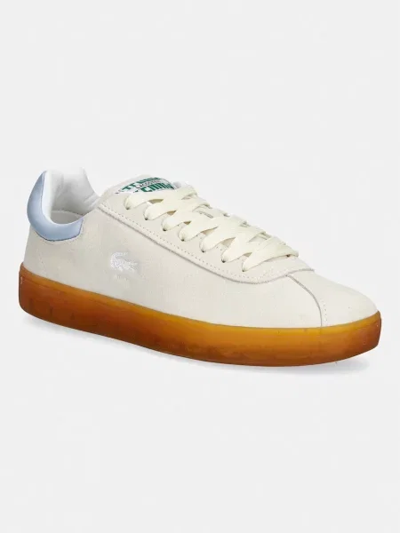 Lacoste Baseshot Sneakers tenisice za žene od brušene kože bež