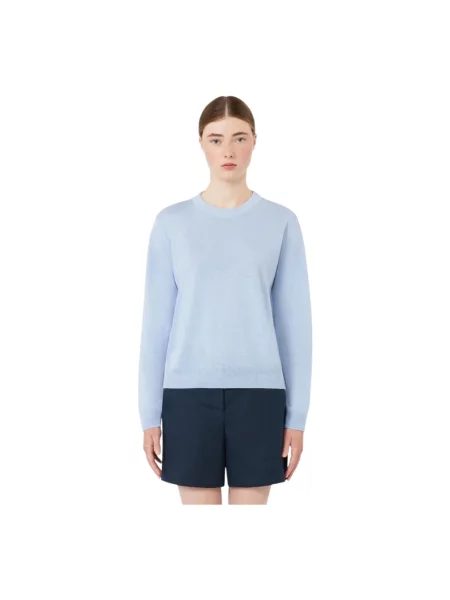 Sweter Max Mara niebieski
