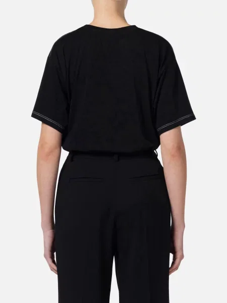 Футболка Elisabetta Franchi чорна