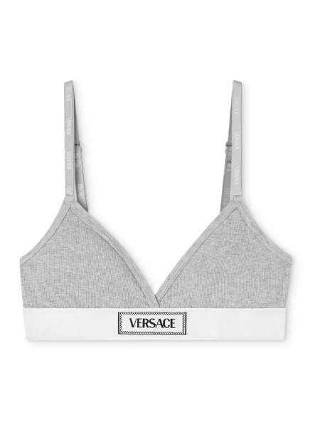 Dzianinowa braletka Versace szara