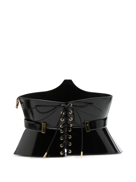 Πλεκτό hoodie Elisabetta Franchi μαύρο