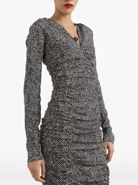 Rochie midi Dolce & Gabbana până la genunchi de costum negru
