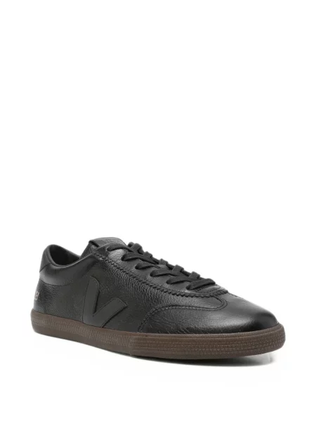 Sneakerși Veja Volley din piele negru