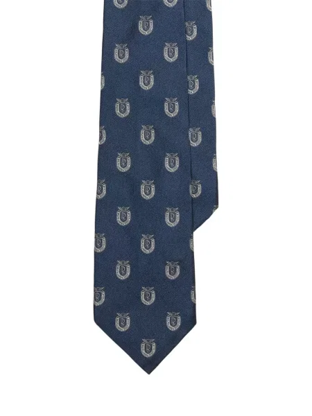 Cravată Ralph Lauren Purple Label de mătase albastru
