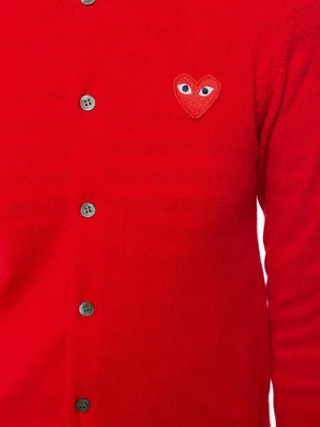 Kardigan Comme Des Garçons Play s vezom