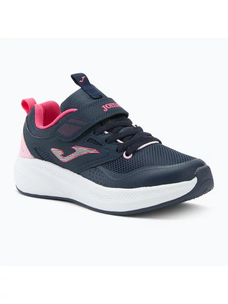 Детски обувки за бягане Joma Ferro navy/pink синьо