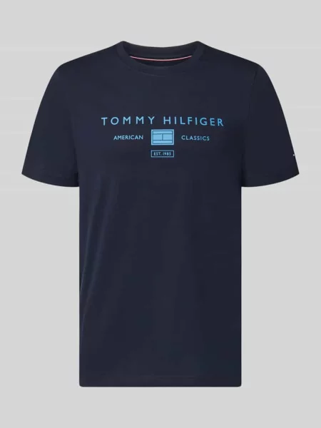 Tommy Hilfiger T-Shirt Brand Love Granatowy
