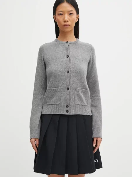 Maison Margiela kardigan z dodatkiem wełny szary