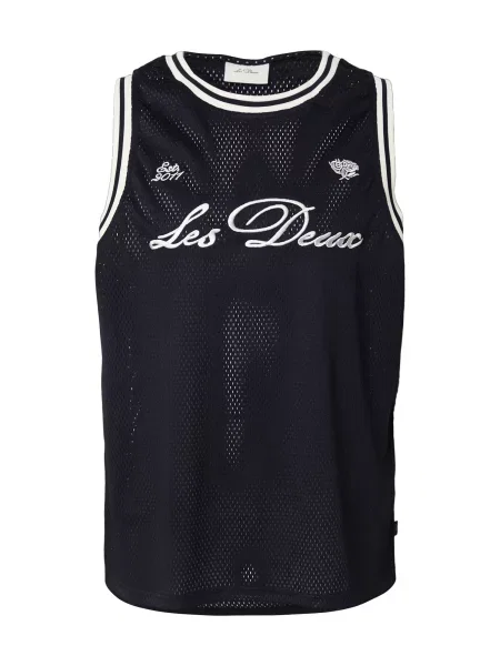 Les Deux Marškinėliai juoda balta