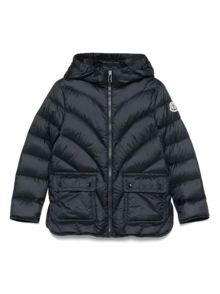 Kurtka puchowa dziecięca Moncler Enfant niebieska